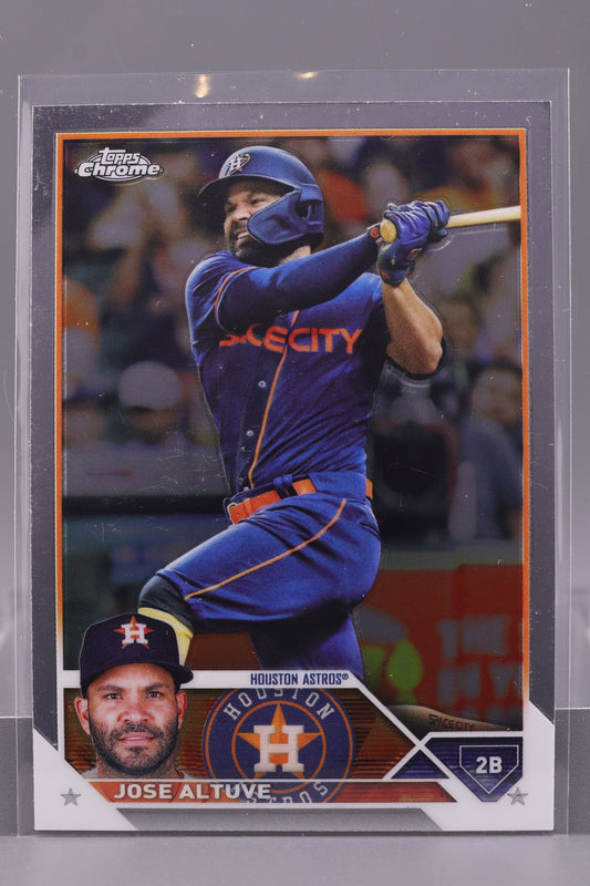 Jose Altuve 2023 Topps Chrome #112         Houston Astros