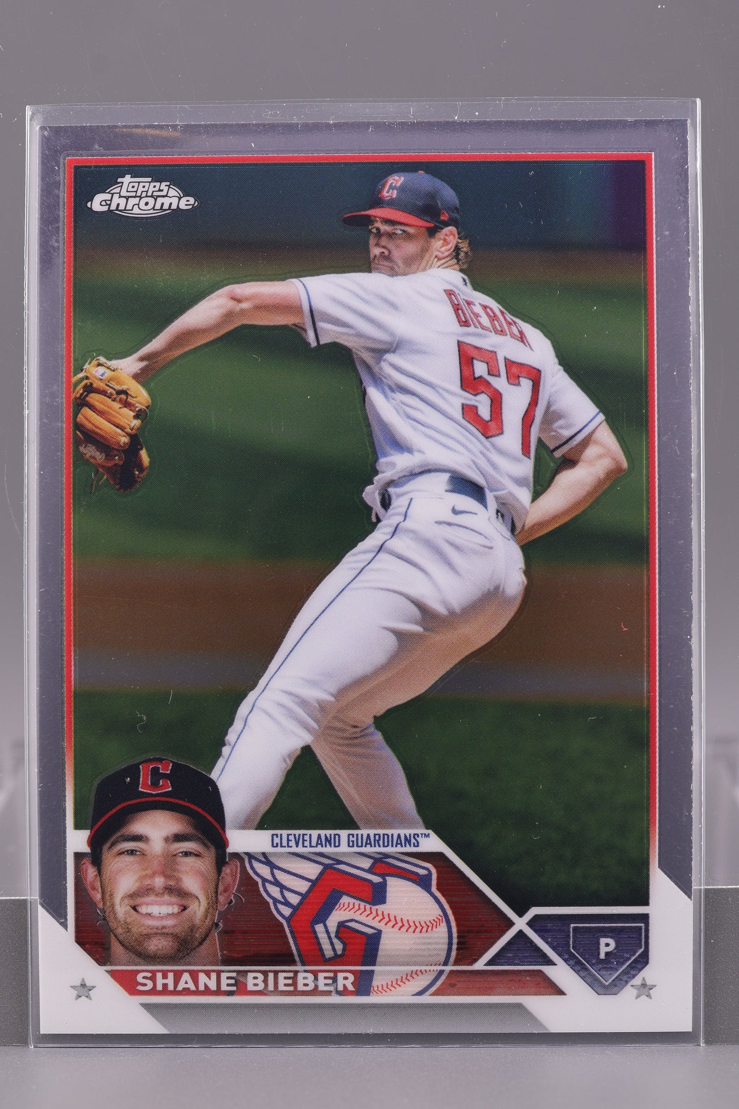 Shane Bieber 2023 Topps Chrome #118         Cleveland Guardians