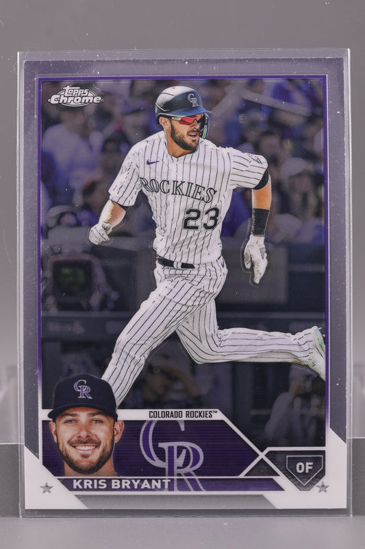 Kris Bryant 2023 Topps Chrome #80         Colorado Rockies