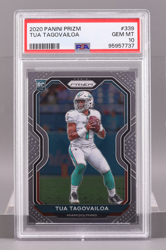 Tua Tagovailoa 2020 Panini Prizm #339 PSA 10 Rookie RC