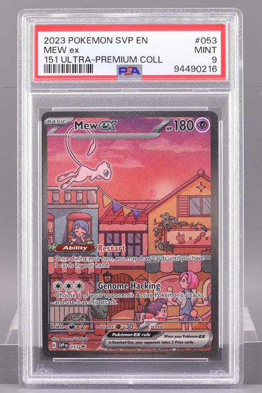 Mew 2023 151 Ultra Premium Collection  #53    PSA 9   Black Star Promo