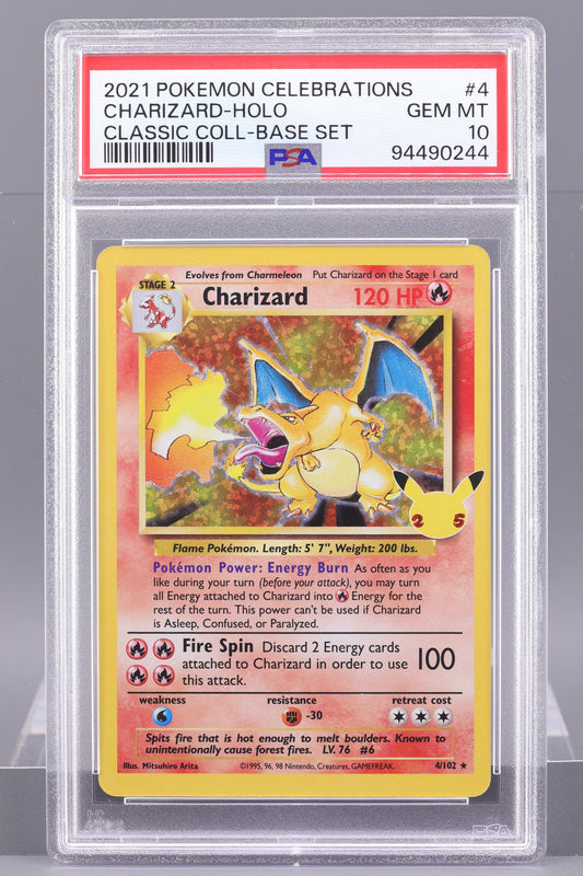 Charizard 2021 Celebrations  #4    PSA 10