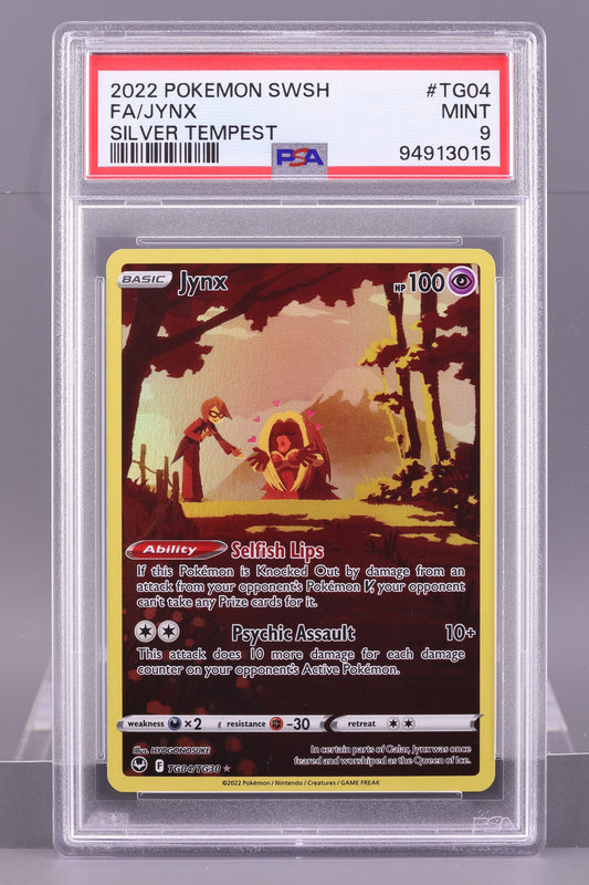 Jynx 2022 Sword & Shield Silver Tempest #TG04    PSA 9