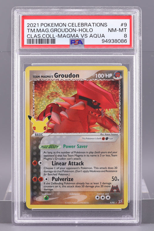 Team Magma’s Groudon 2021 Celebrations  #9    PSA 8