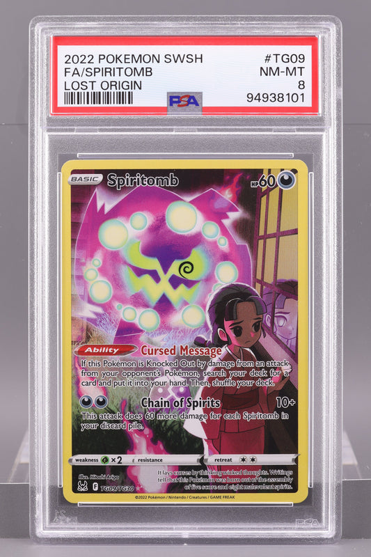 Spiritomb 2022 Lost Origin  #TG09    PSA 8