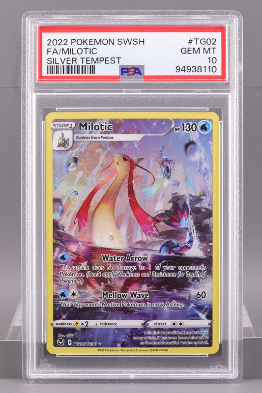 Milotic 2022 Silver Tempest  #TG02    PSA 10