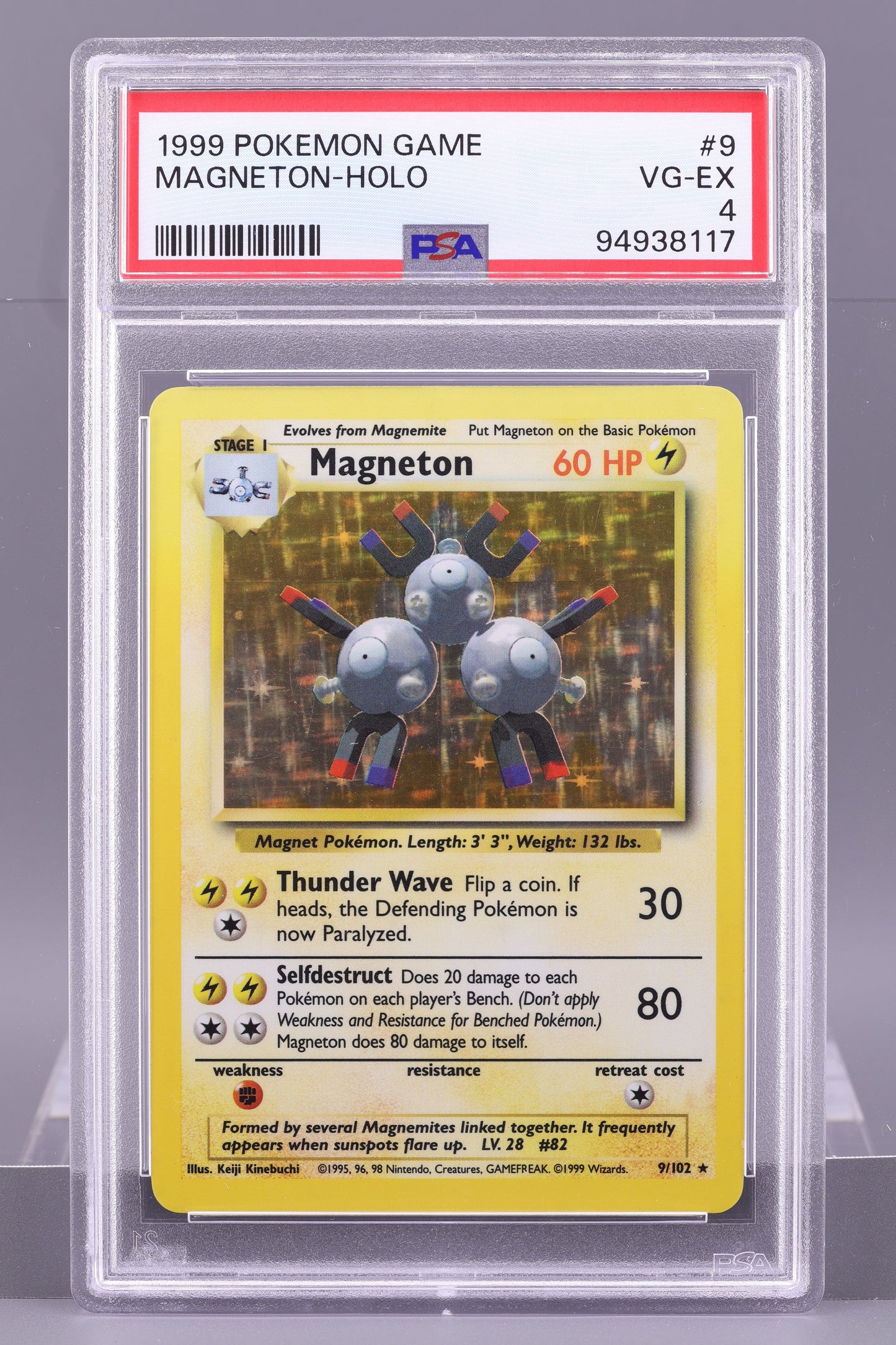 Magneton 1999 Base Set  #9    PSA 4