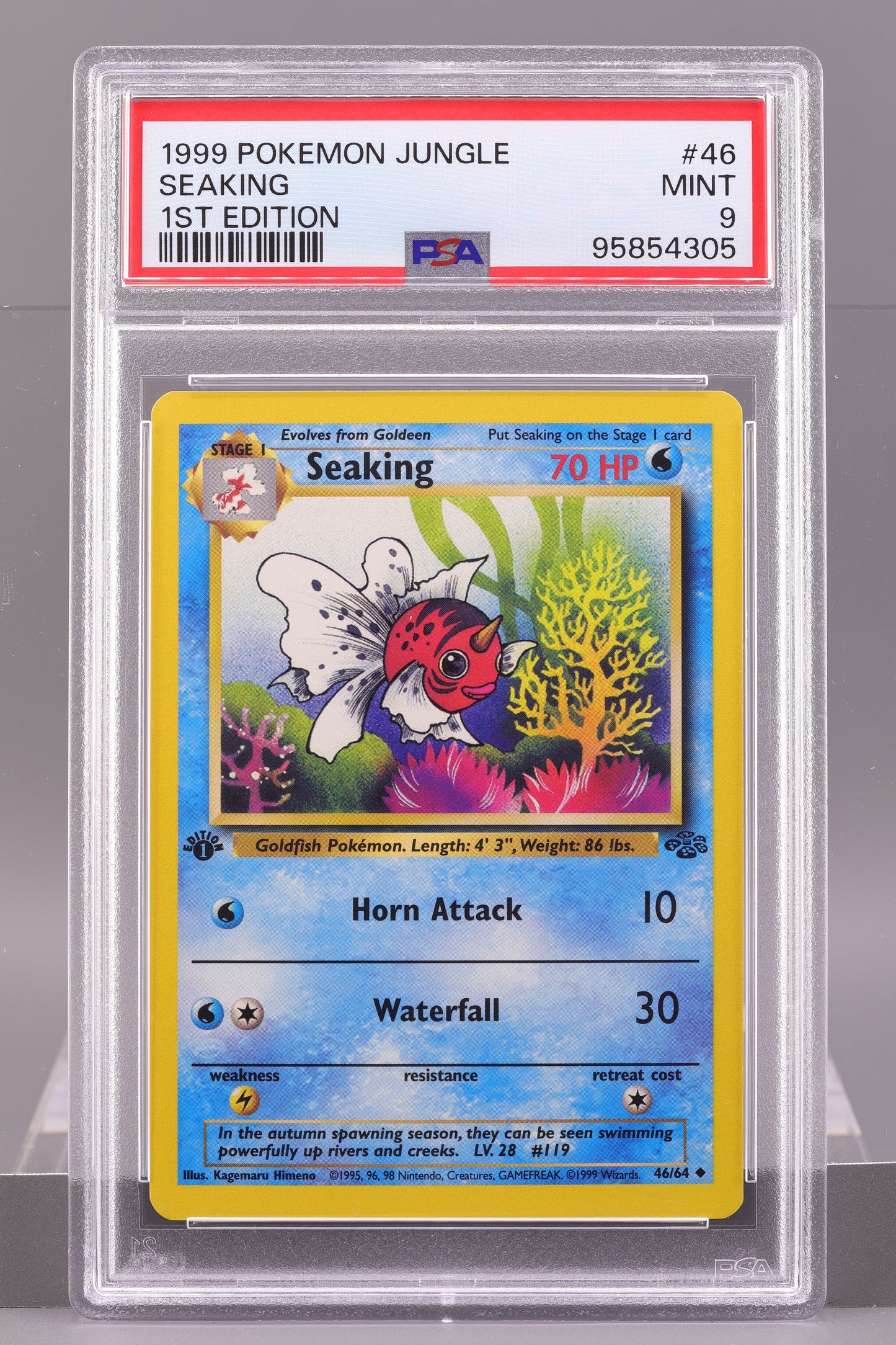 Seaking 1999 Jungle #46 1st Edition    PSA 9