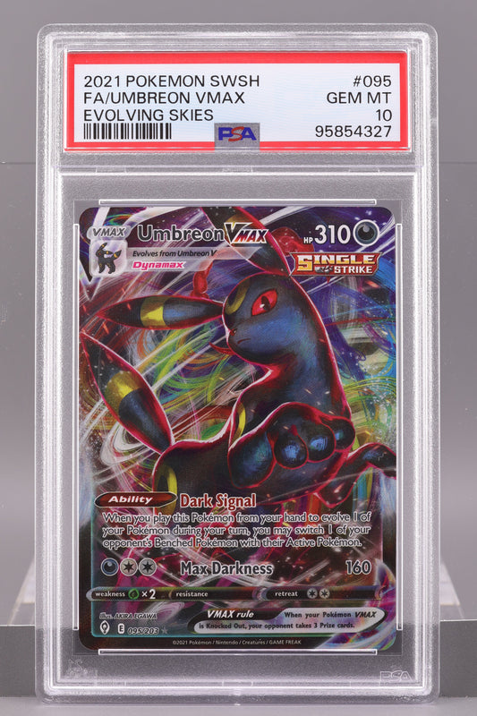 Umbreon VMAX 2021 Evolving Skies #95 SWSH    PSA 10