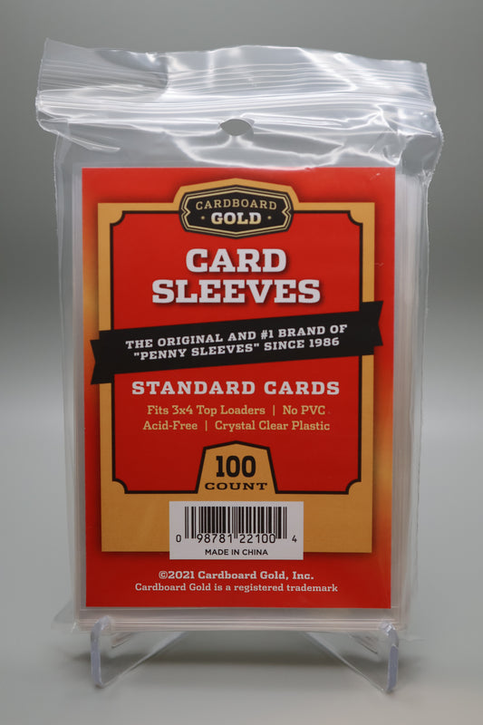 Soft Card (Penny) Sleeves for Standard Size Trading Cards (1 Pack/100 count)