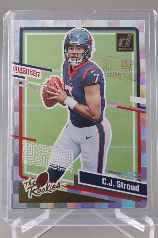 CJ Stroud 2023 Donruss #21 The Rookies RC Rookie Card Houston Texans