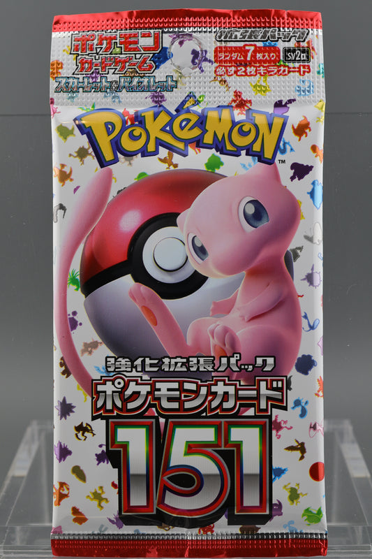 Japanese Scarlet & Violet 151 MEW EN 2023 Single Booster Pack