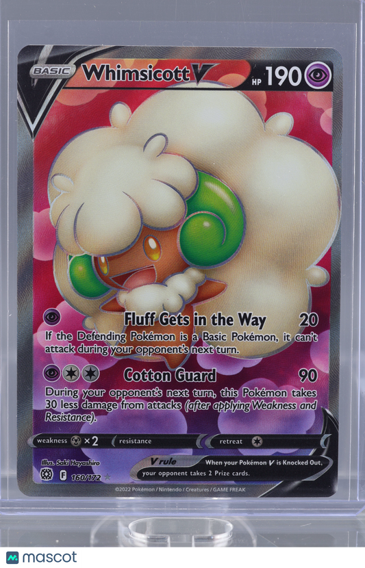 Whimsicott V 2022 Pokemon TCG Brilliant Stars SWSH #160