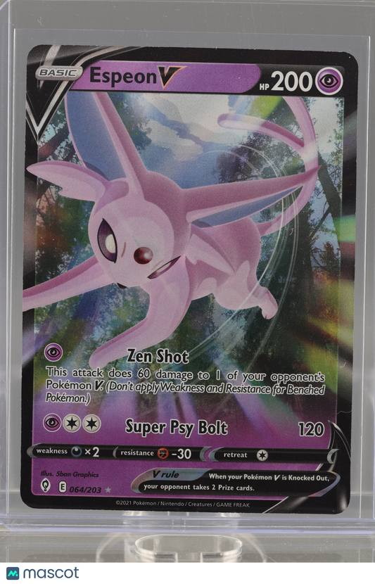 Espeon V 2021 Pokemon TCG Evolving Skies #64