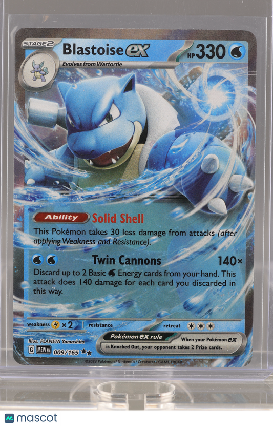 Blastoise EX 2023 Pokemon TCG Scarlet & Violet 151 #9