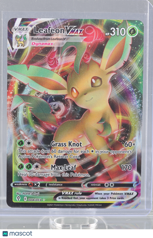 Leafeon VMAX 2021 Pokemon TCG Sword & Shield Brilliant Stars #8