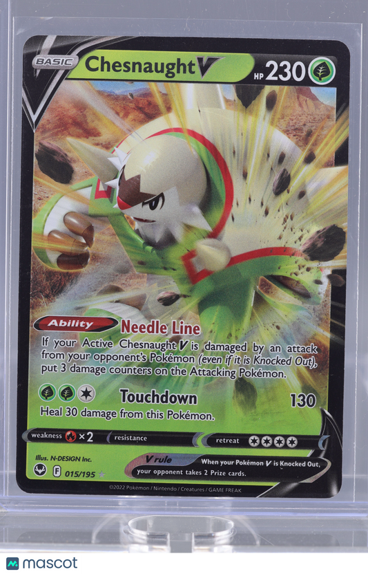 Chesnaught V 2022 Pokemon TCG Silver Tempest #15