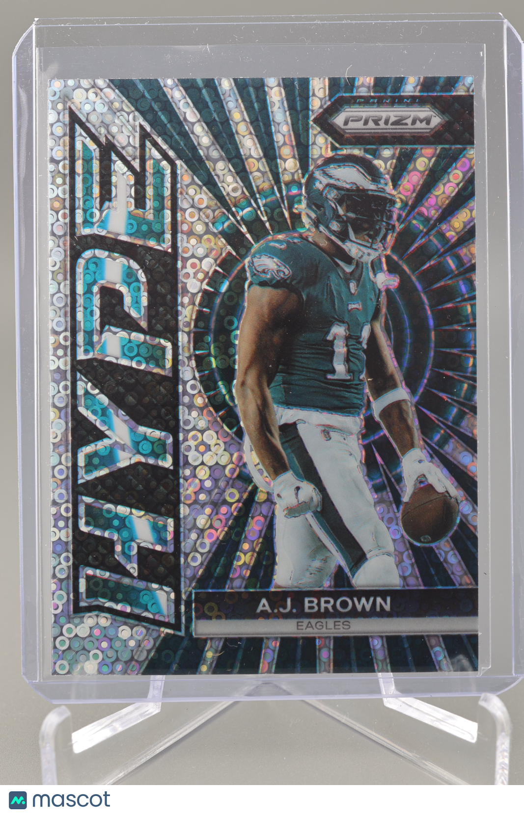 AJ Brown 2023 Prizm #H6 No Huddle Disco Philadelpia Eagles