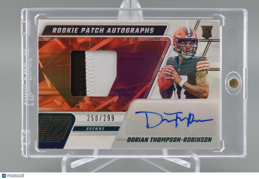 Dorian Thompson-Robinson 2023 Zenith #210 Two Color RPA /299 Cleveland Browns