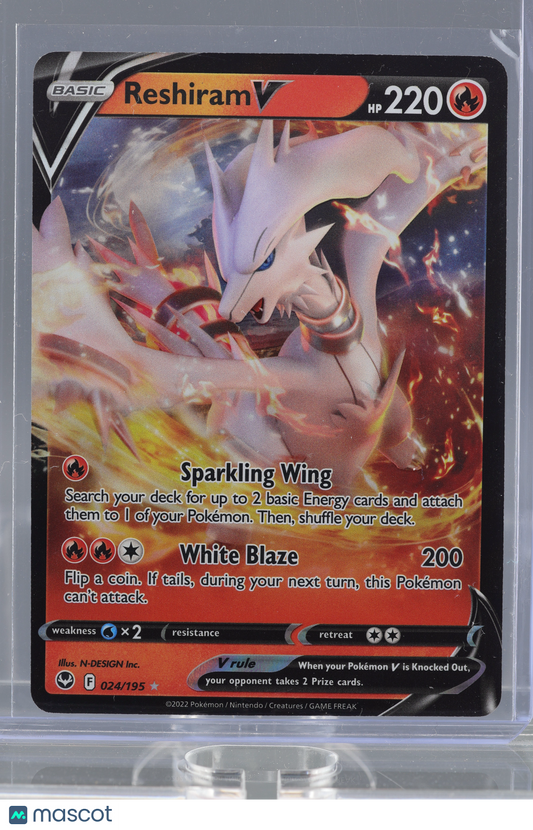 Reshiram V 2022 Pokemon TCG Silver Tempest #24