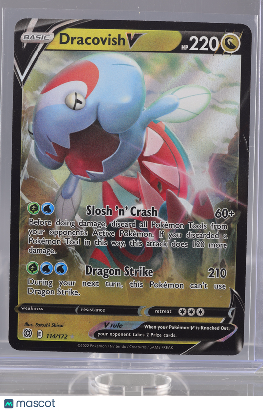 Dracovish V 2022 Pokemon TCG Brilliant Stars #114