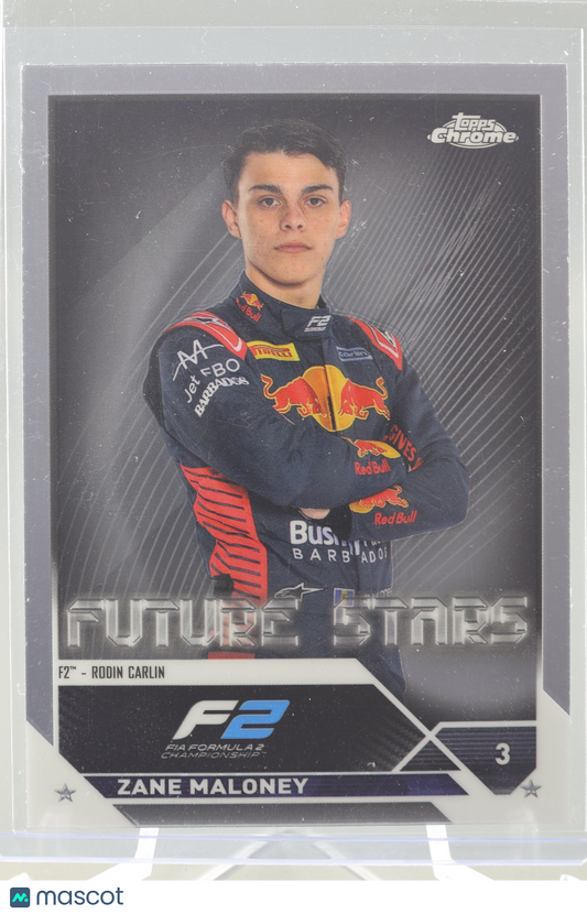 Zane Maloney 2023 Topps Chrome Formula 1  #74 FUTURE STARS       Rodin Carlin F2