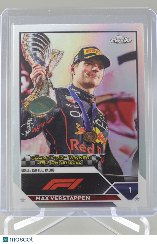 Max Verstappen 2023 Topps Chrome Formula 1 #165 Grand Prix Winner 2022