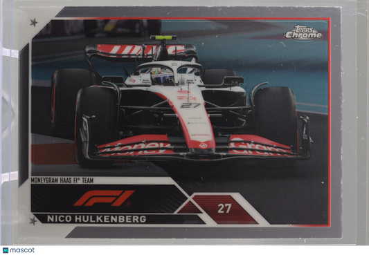 Nico Hulkenberg 2023 Topps Chrome Formula 1  #48 RACECAR       Haas F1 Team