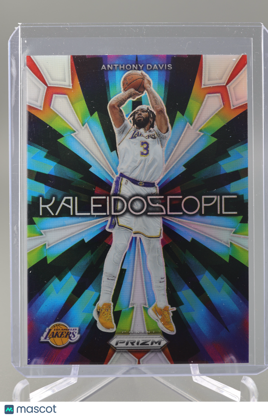 Anthony Davis 2023-24 Prizm #28 Kaleidoscopic Los Angeles Lakers