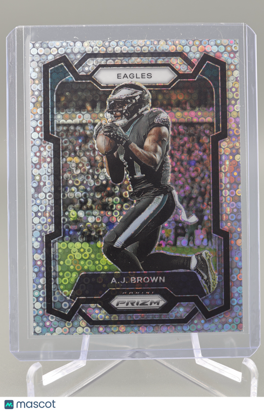 AJ Brown 2023 Prizm #236 No Huddle Disco Philadelpia Eagles