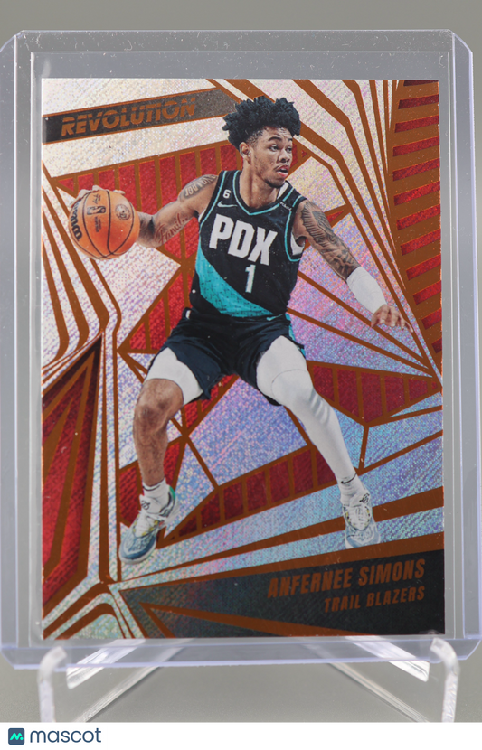 Anfernee Simons 2023-24 Revolution #71 Phoenix Suns Portland Trail Blazers