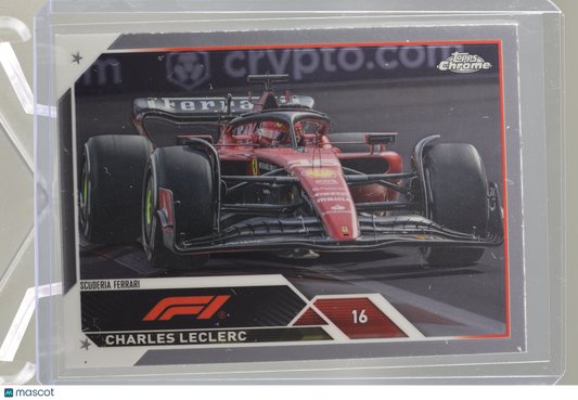 Charles Leclerc 2023 Topps Chrome Formula 1 #110 Base Car Scuderia Ferrari