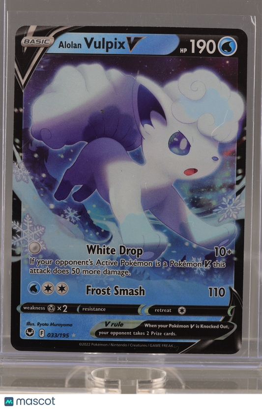 Alolan Vulpix V 2022 Pokemon TCG Silver Tempest #33