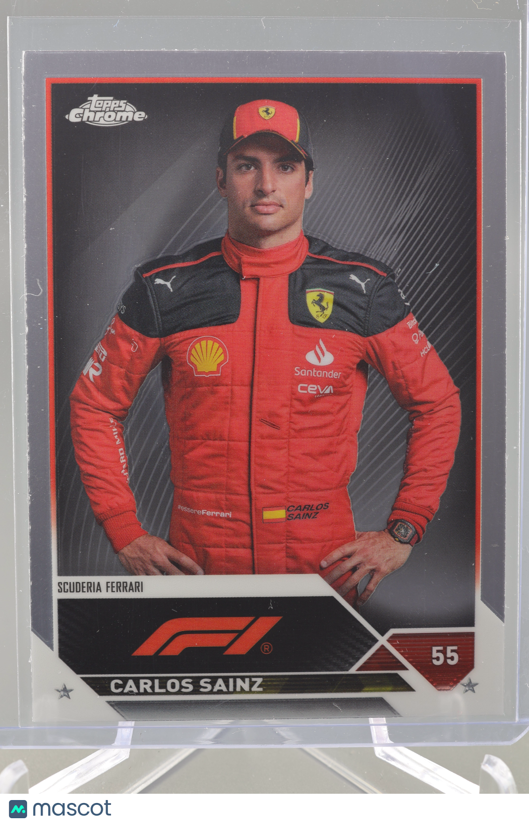 Carlos Sainz 2023 Topps Chrome Formula 1 #17 Scuderia Ferrari