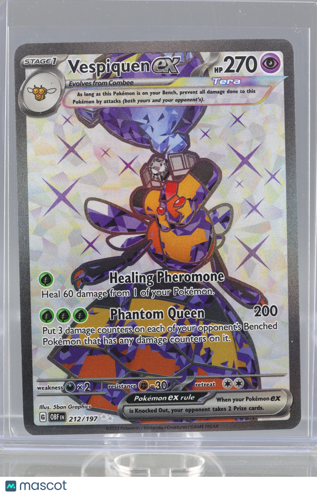 Vespiquen EX 2023 Pokemon TCG Obsidian Flames #212