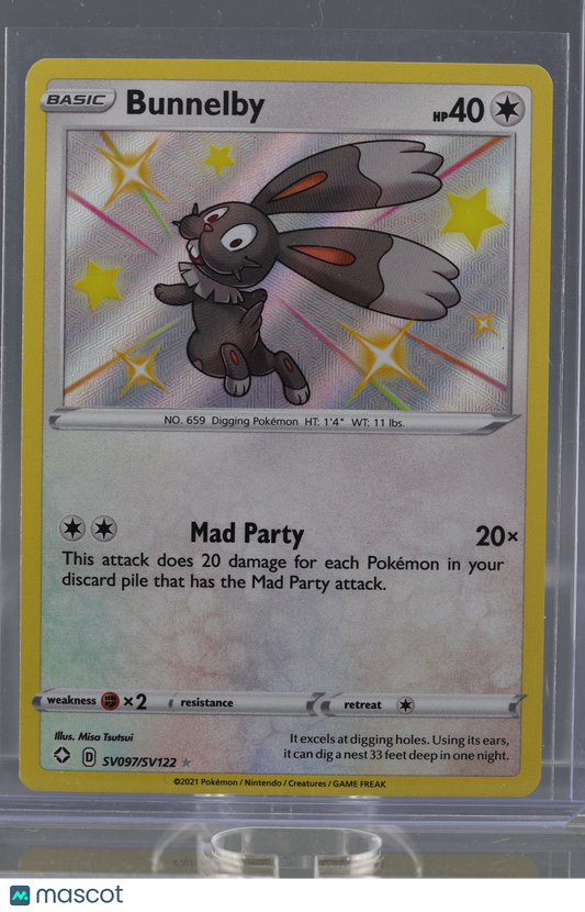 Bunnelby 2021 Pokemon TCG Shining Fates #SV097