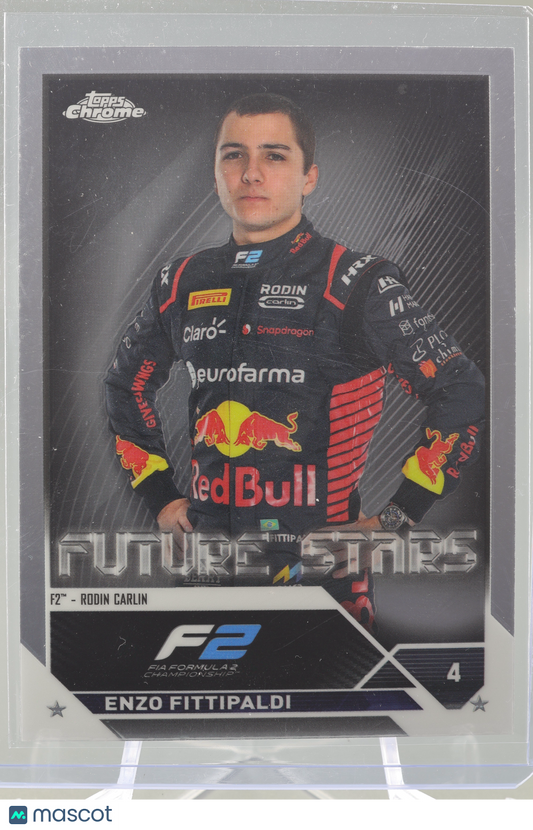 Enzo Fittipaldi 2023 Topps Chrome Formula 1  #75 FUTURE STARS       F2