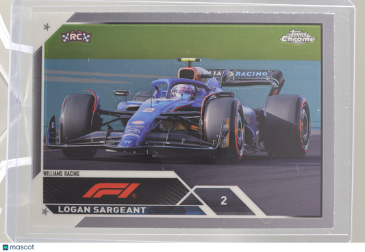 Logan Sargeant 2023 Topps Chrome Formula 1  #116 RACECAR    RC Williams Racing