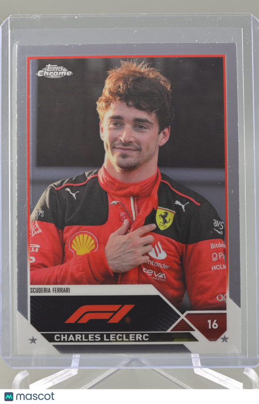 Charles Leclerc 2023 Topps Chrome Formula 1 #6 Scuderia Ferrari