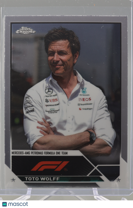 Toto Wolff 2023 Topps Chrome Formula 1  #92       Mercedes-AMG Petronas