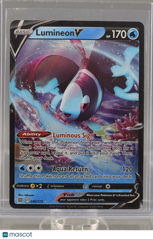 Lumineon V 2022 Pokemon TCG Brilliant Stars #40