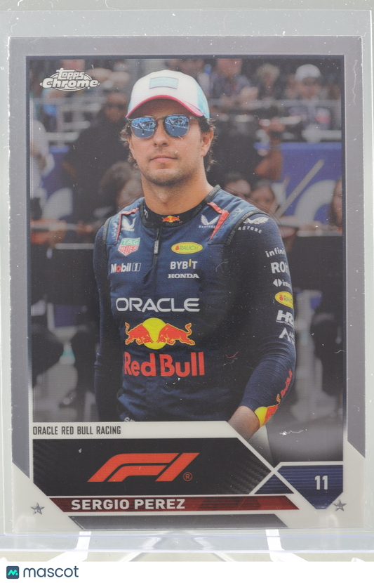 Sergio Perez 2023 Topps Chrome Formula 1  #11       Oracle Red Bull Racing