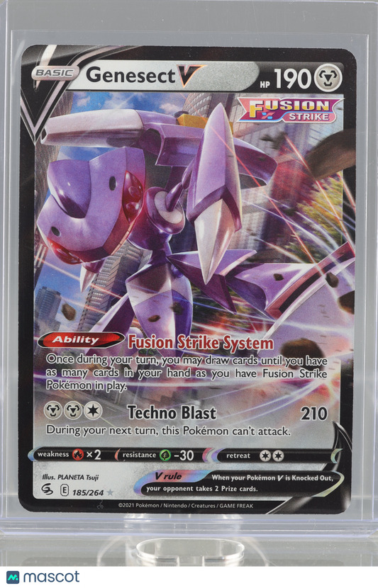 Genesect V 2021 Pokemon TCG Fusion Strike #185