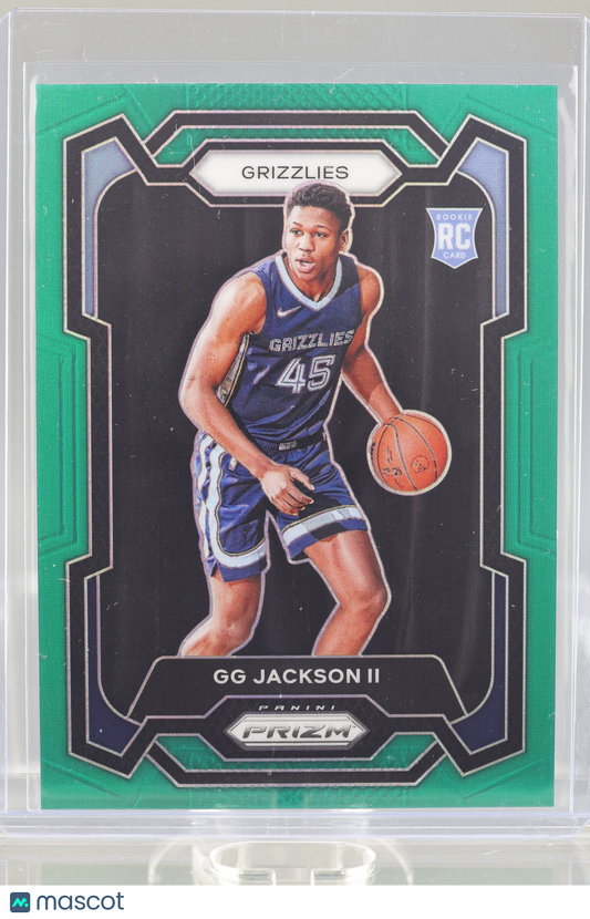 GG Jackson II 2024 Panini Prizm #179 Green Rookie Memphis Grizzlies