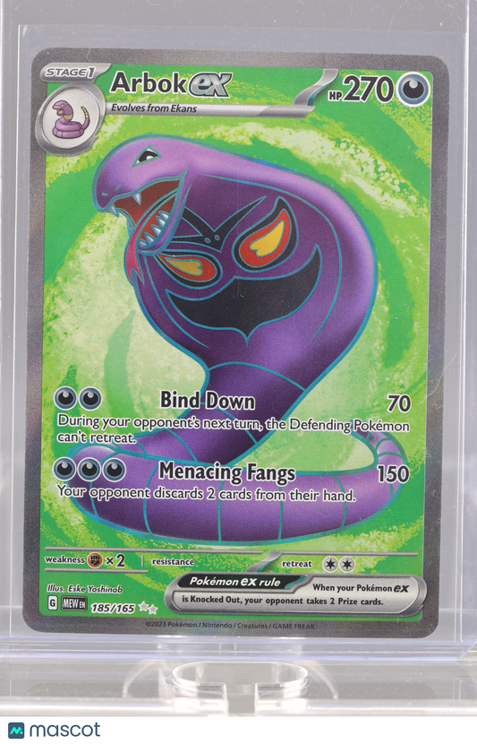 Arbok EX 2023 Pokemon TCG Scarlet & Violet 151 #185