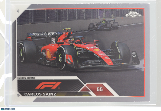 Carlos Sainz 2023 Topps Chrome Formula 1  #111 RACECAR       Scuderia Ferrari