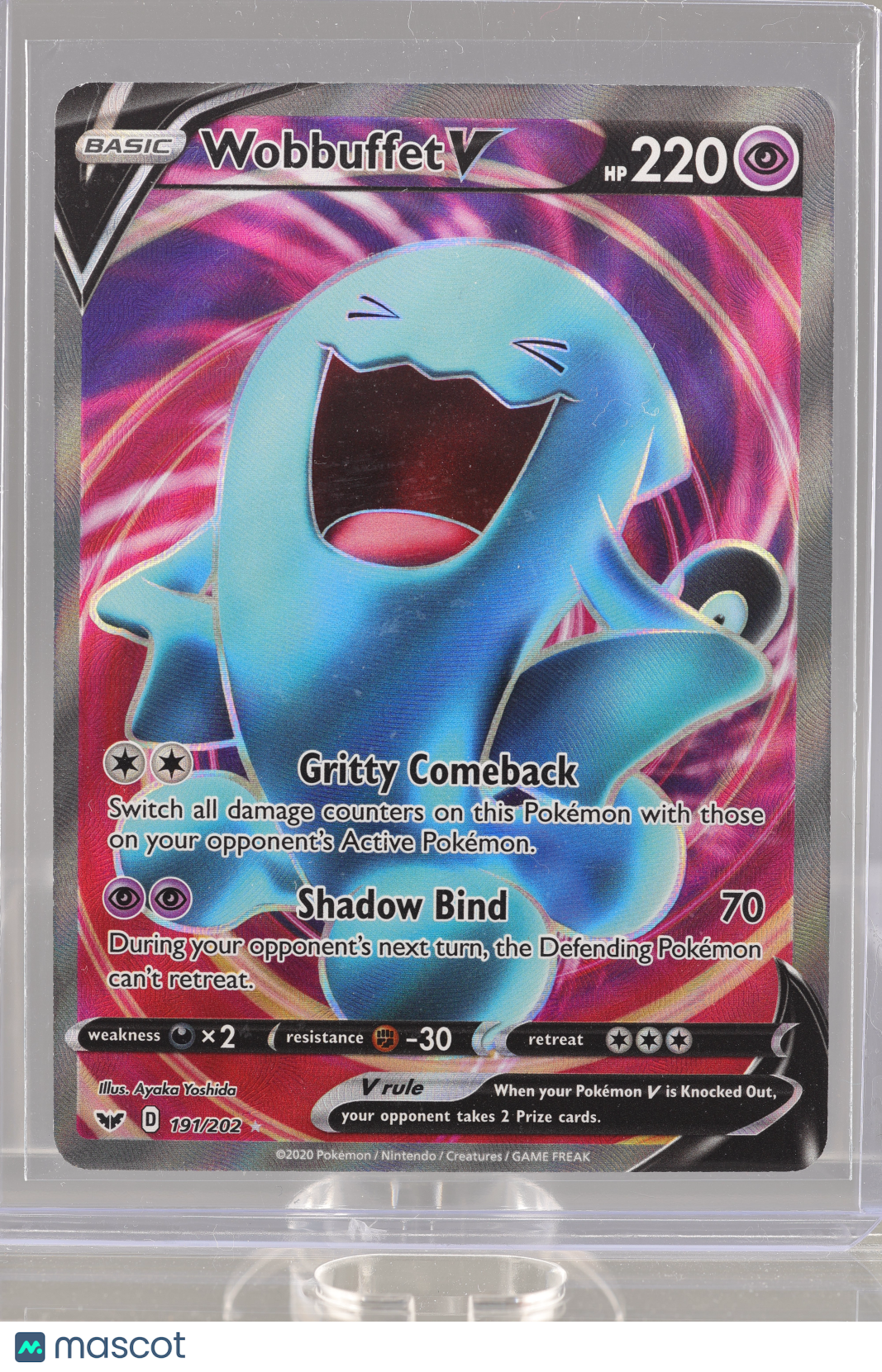 Wobbuffet V 2020 Pokemon TCG Sword & Shield #191