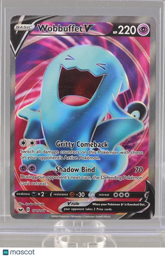 Wobbuffet V 2020 Pokemon TCG Sword & Shield #191