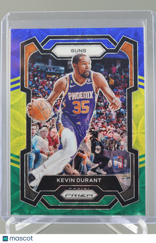 Kevin Durant 2023-24 Prizm #5 Choice Blue Yellow Green Phoenix Suns