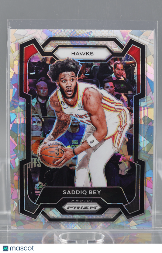 Saddiq Bey 2023-24 Panini Prizm Cracked Ice  #213        Atlanta Hawks